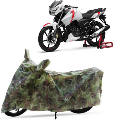 Barsati Two Wheeler Cover for TVS(Apache RTR 180, Multicolor)