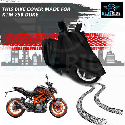 BLOERIDE Two Wheeler Cover for KTM(250 Duke, Black)