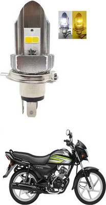 PRTEK Motorcycle LED Headlights High Low Beam Bulb,Super Bright Lens Motorbike Headlamp 4800LM White Yellow Bulbs DC12V/24V Universal Lamp, Pack of 1 A39 Headlight Car, Motorbike LED for Honda (12 V, 55 W)(CBR 250R, Pack of 1)