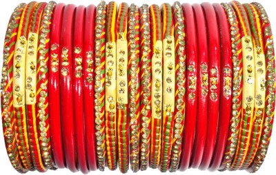 Anshi Creations Lac Bangle Set(Pack of 24)