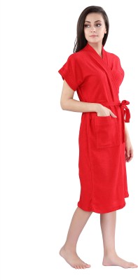 lacylook Red XXL Bath Robe(1, For: Women, Red)