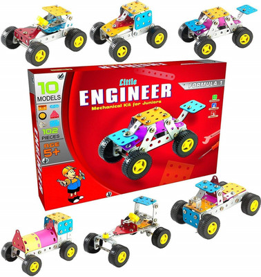 XIZOEN Formula 1 Little Engineer Mechanical Kit for Juniors Models Construction Set(Multicolor)