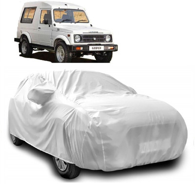 Autoprime Car Cover For Maruti Suzuki Gypsy King (With Mirror Pockets)(Silver)