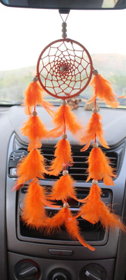 handymandy store CAR 23-ORANGE Car Hanging Ornament(Pack of 1)