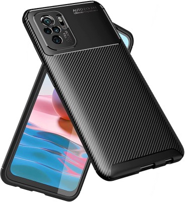 Celzo Back Cover for Redmi Note 10S(Black, Silicon, Pack of: 1)