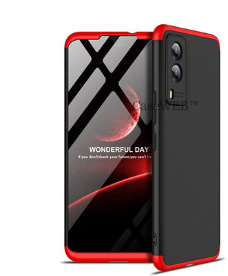 CaseWEB Front & Back Case for Vivo V21e (5G), Vivo V21e 5G, Vivo V21 E(Red, Hard Case, Pack of: 1)