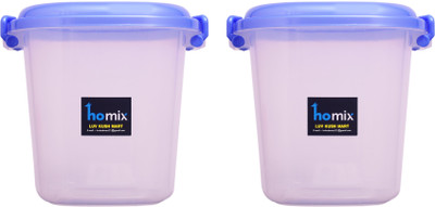 Homix Plastic Grocery Container  - 13 L(Pack of 2, Blue)