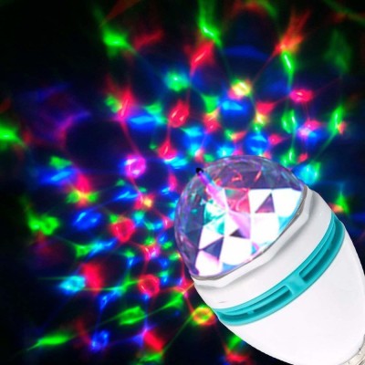 MOOZMOB 360 Degree Rotating Crystal LED Bulb,LED Light,LED Disco Light for Party,Diwali Single Disco Ball(Ball Diameter: 2.5 cm)