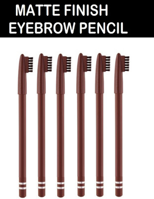MYEONG matte finish oil free Long Lasting Waterproof Eyebrow Pencil(BROWN)