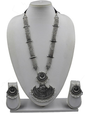 Sandhya Designer Studio Metal Silver Jewellery Set(Pack of 1)