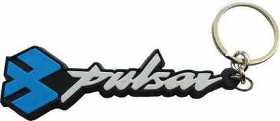 Meeko.com Bajajj_Pulsarr_Logo Silicon Rubber Key Chain