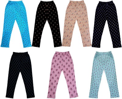 KAYU Capri For Baby Girls Casual Printed Pure Cotton(Multicolor Pack of 7)