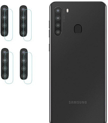 ZORAM Back Camera Lens Glass Protector for Samsung Galaxy A21(Pack of: 4)