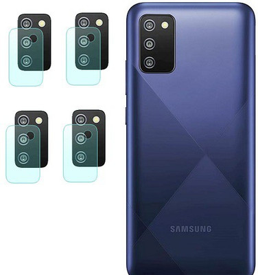 ZORAM Back Camera Lens Glass Protector for Samsung Galaxy F02s(Pack of: 4)