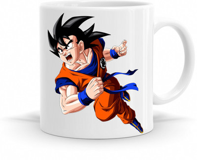 R CREATION GokuVageta Printed Ceramic Coffee Mug(325 ml)