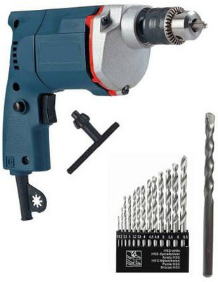 ISC 10mm SC- 2310 High Quality Electric Drill Machine + 1 Masonary Bit + 13 Hss Bit Pistol Grip Drill(10 mm Chuck Size)