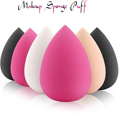 Hudabird Makeup Sponge Puff / Makeup Beauty Blender Puff Pack of 6