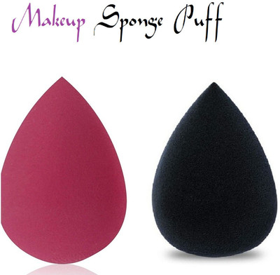 Alkaf Sponge Puff Foundation Cream Powder Blender Puff Pack of 2