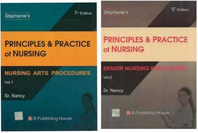 COMBO OF (Principles & Practice Of Nursing Vol 1 + Vo 2) Nursing Arts Procedures(Paperback, Sr. Nancy)