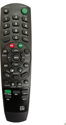 Akshita S-UTD S-CON S-TFT TV Compatible for Universal TV Remote Control SANSUI Remote Controller(Black)