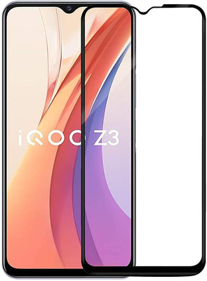 MD SmartBuy Edge To Edge Tempered Glass for Vivo iQOO Z3 5G(Pack of 1)