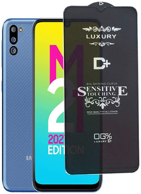 AKSHUD Edge To Edge Tempered Glass for Samsung Galaxy M21 2021 Edition, Samsung Galaxy M21, Samsung Galaxy M31(Pack of 1)