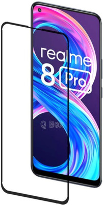 Q Box Edge To Edge Tempered Glass for Realme 8 Pro 5G(Pack of 1)