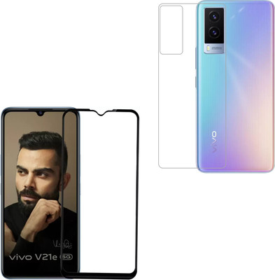 Ten To 11 Front and Back Tempered Glass for ViVO V21e(Pack of 2)