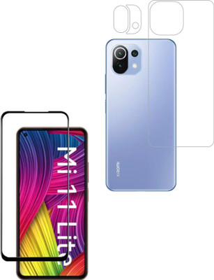Ten To 11 Front and Back Tempered Glass for MI 11 Lite(Pack of 3)