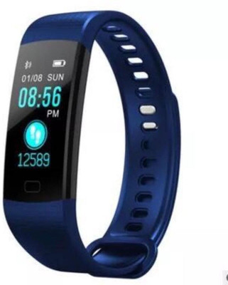 tombik Impossible Screen Guard for Smart Watch Silicone Band For Android & iOS,Blue - IP67(Pack of 1)