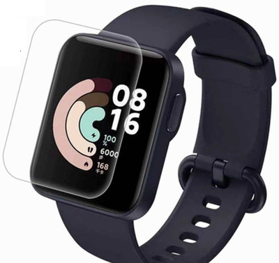 KACA Edge To Edge Screen Guard for Mi Watch Lite Smart Watch [Better than Tempered Glass](Transparent, Pack 2)(Pack of 2)