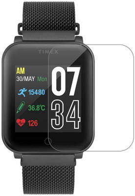 KACA Edge To Edge Screen Guard for Helix Timex Metal Fit Smartwatch Smart Watch [Better than Tempered Glass](Transparent, Pack 2)(Pack of 2)