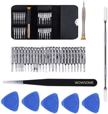 WOWSOME 25 in 1 mobile repairing Tools Kit With Pry Openers And Tweezers Precision Screwdriver Set(Pack of 1)