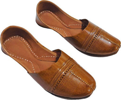 MOJDI Mojaris For Men(Tan , 7)
