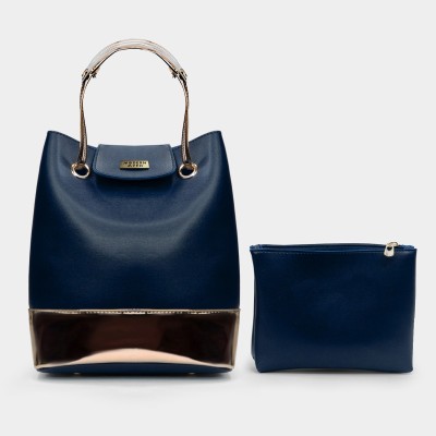 MODERN MYTH Blue Hand-held Bag Bucket Bag