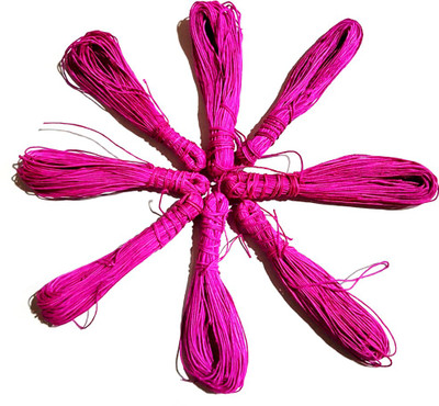 Divya Cotton Wicks Handmade Mithila Janeu/Yagyopavit 5 Pairs (Zodi) Thread(180 m Pack of10)