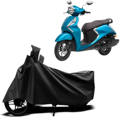APNEK Waterproof Two Wheeler Cover for Yamaha(Fascino, Black)