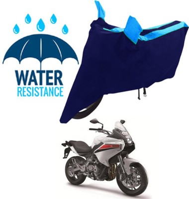 RONISH Waterproof Two Wheeler Cover for Benelli(TNT 600 GT, Blue)