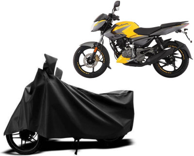THE REAL ARV Waterproof Two Wheeler Cover for Bajaj(Pulsar 125, Black)