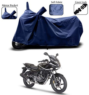 AUTOCAD Waterproof Two Wheeler Cover for Bajaj(Pulsar 220F, Blue)