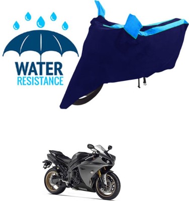 RONISH Waterproof Two Wheeler Cover for Yamaha(YZF-R1, Blue)