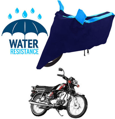 RONISH Waterproof Two Wheeler Cover for Hero(CD 100 SS, Blue)