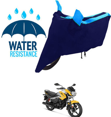 RONISH Waterproof Two Wheeler Cover for Hero(Passion Pro i3S, Blue)