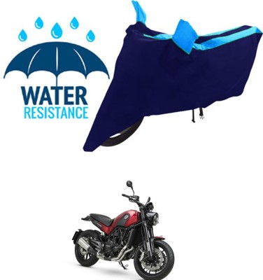 RONISH Waterproof Two Wheeler Cover for Benelli(Leoncino, Blue)