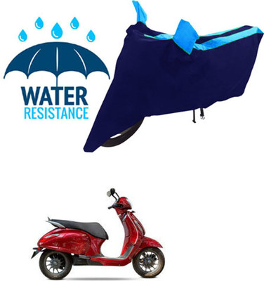 RONISH Waterproof Two Wheeler Cover for Hero(Electric, Blue)