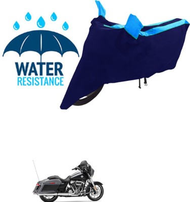 RONISH Waterproof Two Wheeler Cover for Harley Davidson(Street Glide Special, Blue)