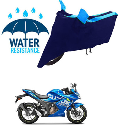 RONISH Waterproof Two Wheeler Cover for Suzuki(Gixxer SF 250, Blue)