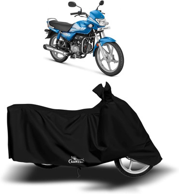 KRYB Waterproof Two Wheeler Cover for Hero(HF Deluxe, Black)