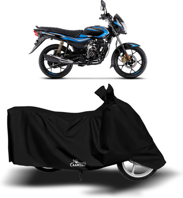 Mdstar Waterproof Two Wheeler Cover for Bajaj(Platina, Black)