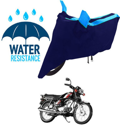 RONISH Waterproof Two Wheeler Cover for Hero(CD 100 SS, Blue)